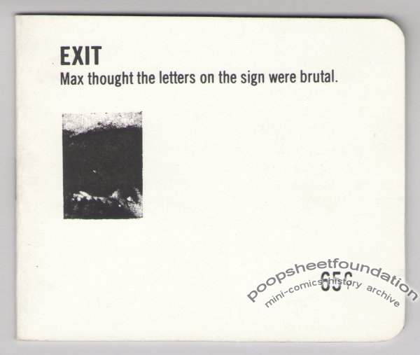 EXIT collage zine STEVE THRASHER found art self-published 1981