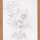 Nate Corrigan ORIGINAL ART Batman sketch drawing 2008