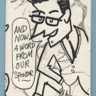 And Now a Word from Our Sponsor BRIAN HORST mini-comic micro zine