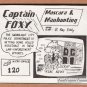 Micro-Comic #120 G. RAYMOND EDDY Captain Foxy furry small press minicomic 1985