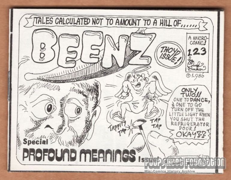 Micro-Comic #123 CHUCK BUNKER underground comix small press minicomic zine 1987