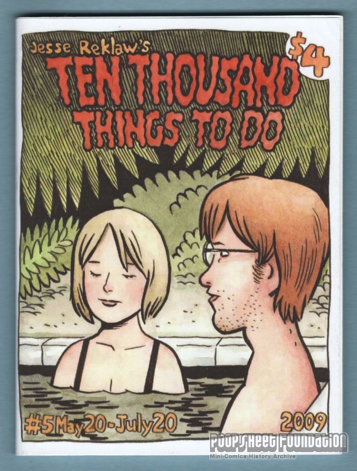 Ten Thousand Things to Do #5 JESSE REKLAW Lark Pien RENEE FRENCH Austin English mini-comic 2009