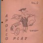APOLLO PLAY #2 sf humor fanzine VIRGIL PARTCH Ray Schaffer ELLINGTON Jeeves 1957