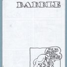 BABBLE minicomic JUSTIN COLUSSY-ESTES small press mini-comic zine 2011