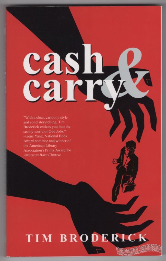 CASH & CARRY mystery comic TIM BRODERICK graphic novel SIGNED small press 2007