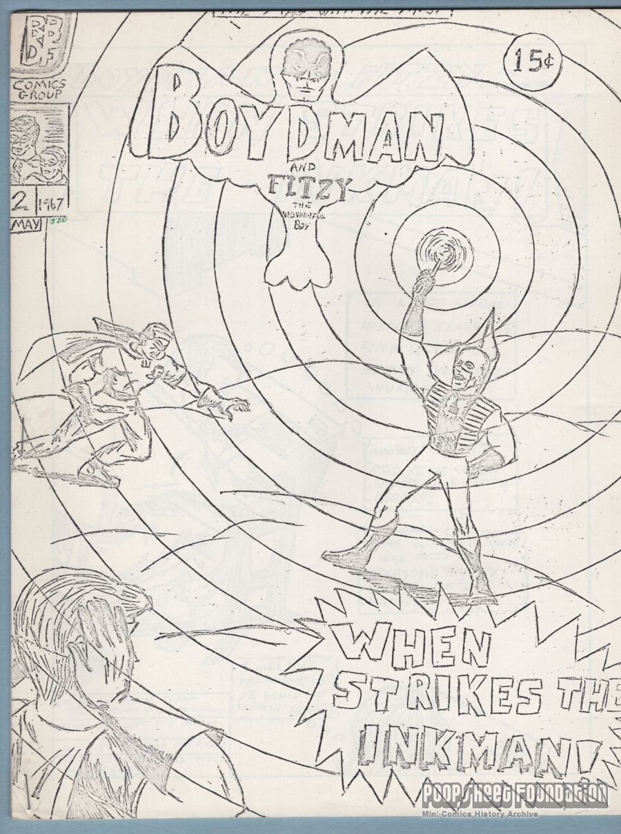 BOYDMAN AND FITZY #2 comic fanzine BOB BOYD Dave Fitzpatrick zine Batman 1967