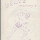 BRAVE ADVENTURE #1 early comic fanzine CHUCK DEAN ama-heroes fan zine 1963