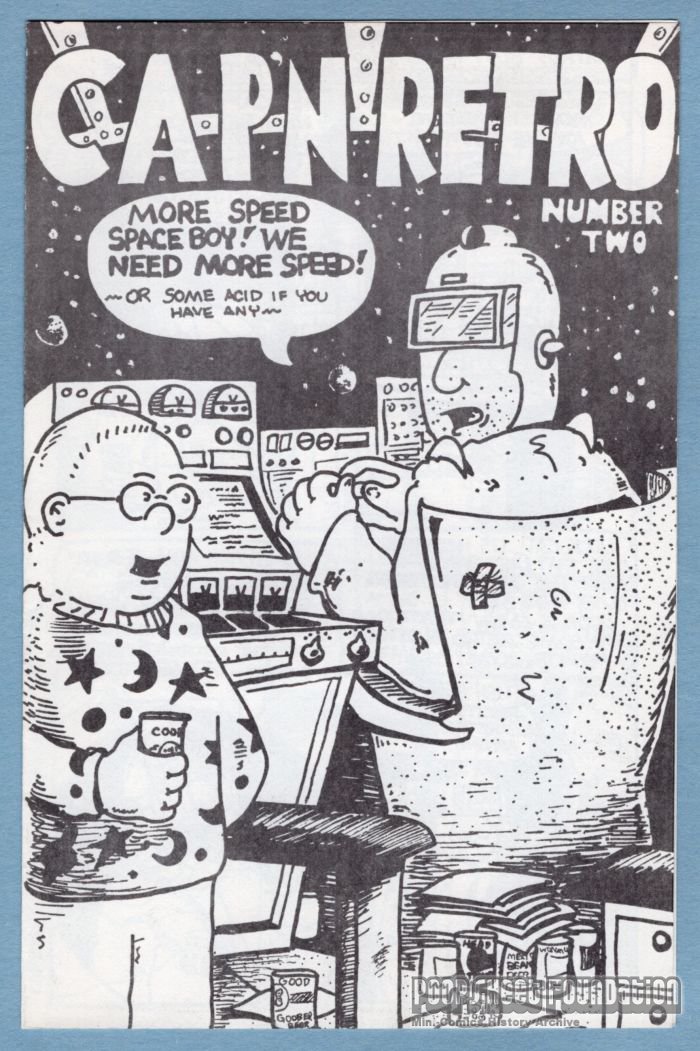 Cap'n Retro #2 DOUGLAS BRYSON underground comix minicomix mini-comic zine 1978