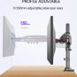 Adjustable Gas Spring Strut Dual 360 Degree Flexi Monitor Stand Clamp Mount Arm