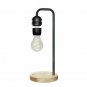 Wireless Charge Phone floating Levitation Desk Black lamp Warm White Light Bulb