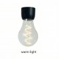 Wireless Charge Phone floating Levitation Desk Black lamp Warm White Light Bulb