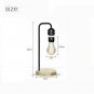Wireless Charge Phone floating Levitation Desk Black lamp Warm White Light Bulb