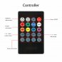 Color RGB LED Strip Under Car Tube bottom System Neon Voice Trigger Lights Kits