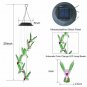 LED Solar lights Wind Hummingbird Wind Chime for Night Garden Yard Decoration