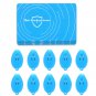 10x Anti Blue Light Purple Test Card with Generator For Glasses Polarized Tester
