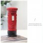 British Vintage London Telephone Booth Postbox Kids Saving Box Piggy Bank Model