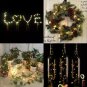 6X Solar Powered LED Night Fairy Waterproof Warm White Wine Bottle Cork Light
