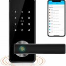 Biometric Fingerprint Pad Door Lock Keyless Entry APP Bluetooth IC Card Control