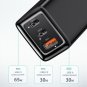 65W GaN Type C USB PD QC 3.0 Fast Charger Plug Phone Notebook Laptop Adapter