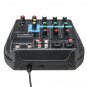 4 Channels USB DJ Mixer Bluetooth Record Live Studio Audio Sound Mixing Console