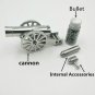 Stainless Steel Metal Naval Model Artillery Kit Mini Warriors Napoleon Cannon