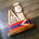 Artsakh Monument in Wood, We Are Our Mountains in Wood, Karabakh Sculpture
