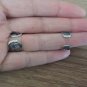 Armenian Double Ring Sterling Silver with Three Natural Stones