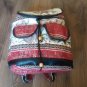 Handmade Armenian Backpack Bag, Ethnic Backpack Bag, Armenian Backpack with Pomegranate and Alphabet