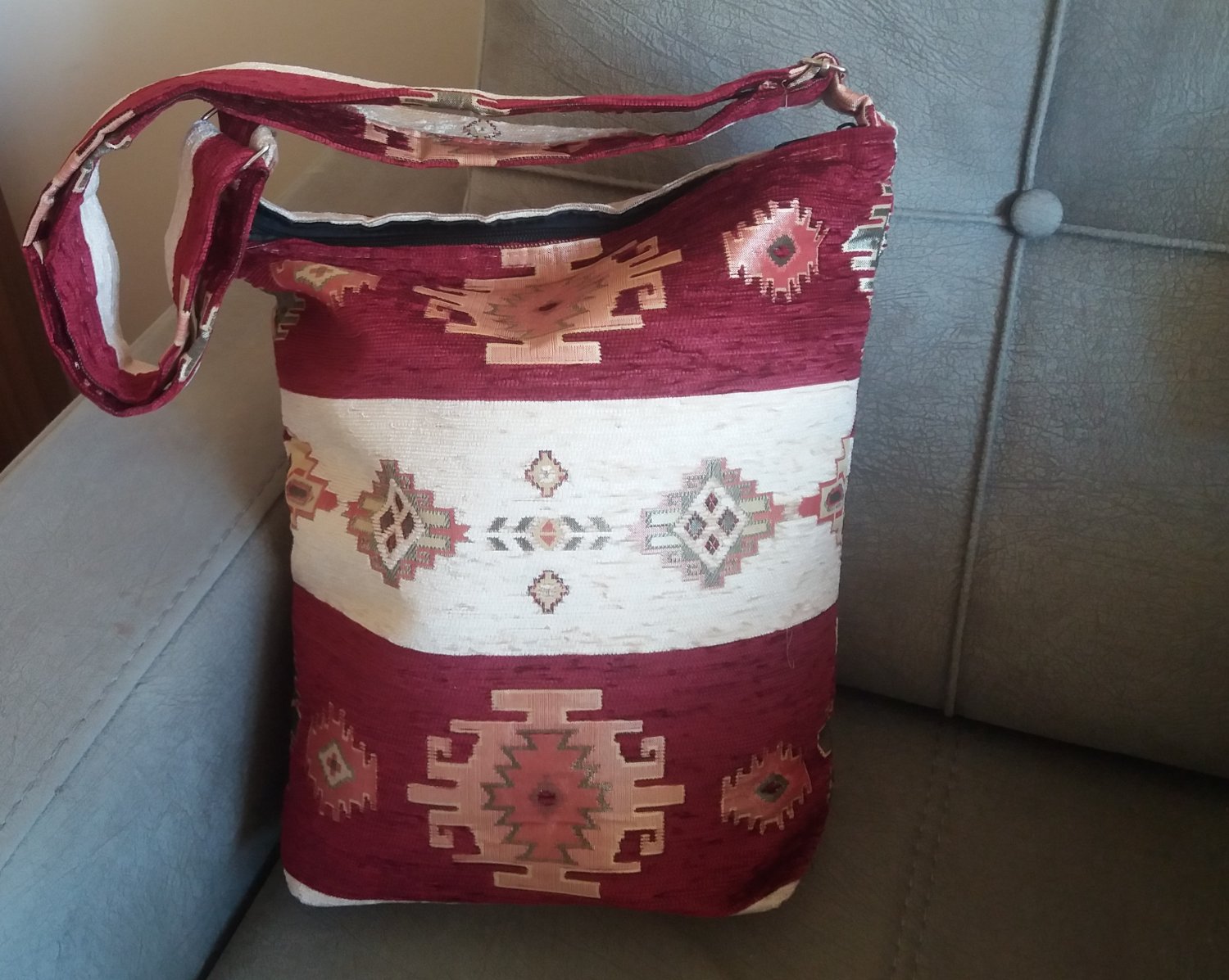 Handmade Shoulder Bag, Armenian Handbag, Ethnic Bag, Cross Body Bag, Carpet Bag