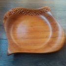Decorative Armenian Beech Carved Fig Bowl-Dish, Handmade Fig Bowl, Decorative Fig