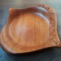 Decorative Armenian Beech Carved Fig Bowl-Dish, Handmade Fig Bowl, Decorative Fig