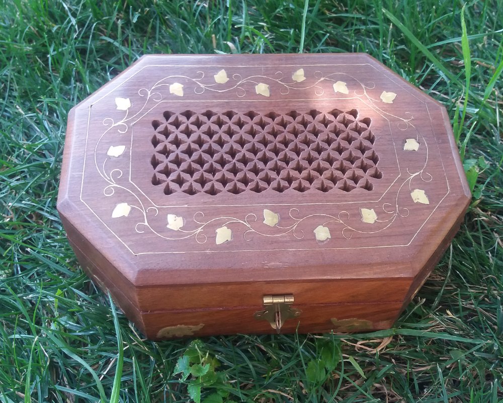 Handcrafted Octagon Wooden Box