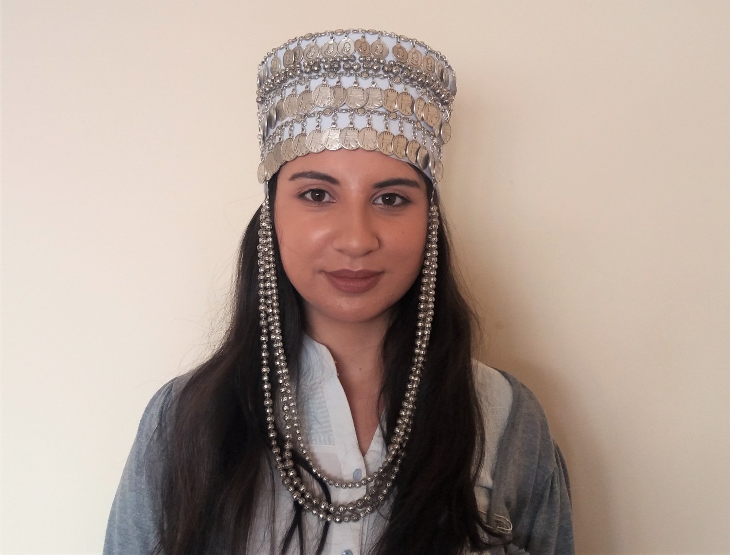 Traditional Armenian Head Decoration, Drop Coin Headpieces Decoration