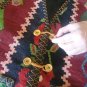 Handmade Embroidery Armenian Vest, Carpet Vest, Traditional Costume, Folk Taraz Clothes
