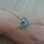 Armenian Silver Sterling Ring Bracelet Crown, Bracelet Hand Chain, Hand Harness, Slave Bracelet