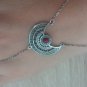 Armenian Silver Sterling Ring Bracelet Crown, Bracelet Hand Chain, Hand Harness, Slave Bracelet