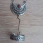 Armenian Silver Sterling Ring Bracelet Crown, Bracelet Hand Chain, Hand Harness, Slave Bracelet