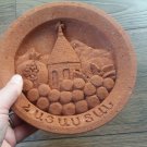 Armenian Decorative Plate in Tuff Stone, The Art of Carving, Stone Plate