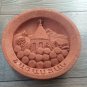 Armenian Decorative Plate in Tuff Stone, The Art of Carving, Stone Plate