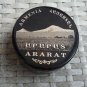 Obsidian round box made in Armenia with The Mount Ararat