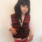 Handmade Embroidery Armenian Child Vest, Carpet Vest, Traditional Costume, Folk Taraz Clothes