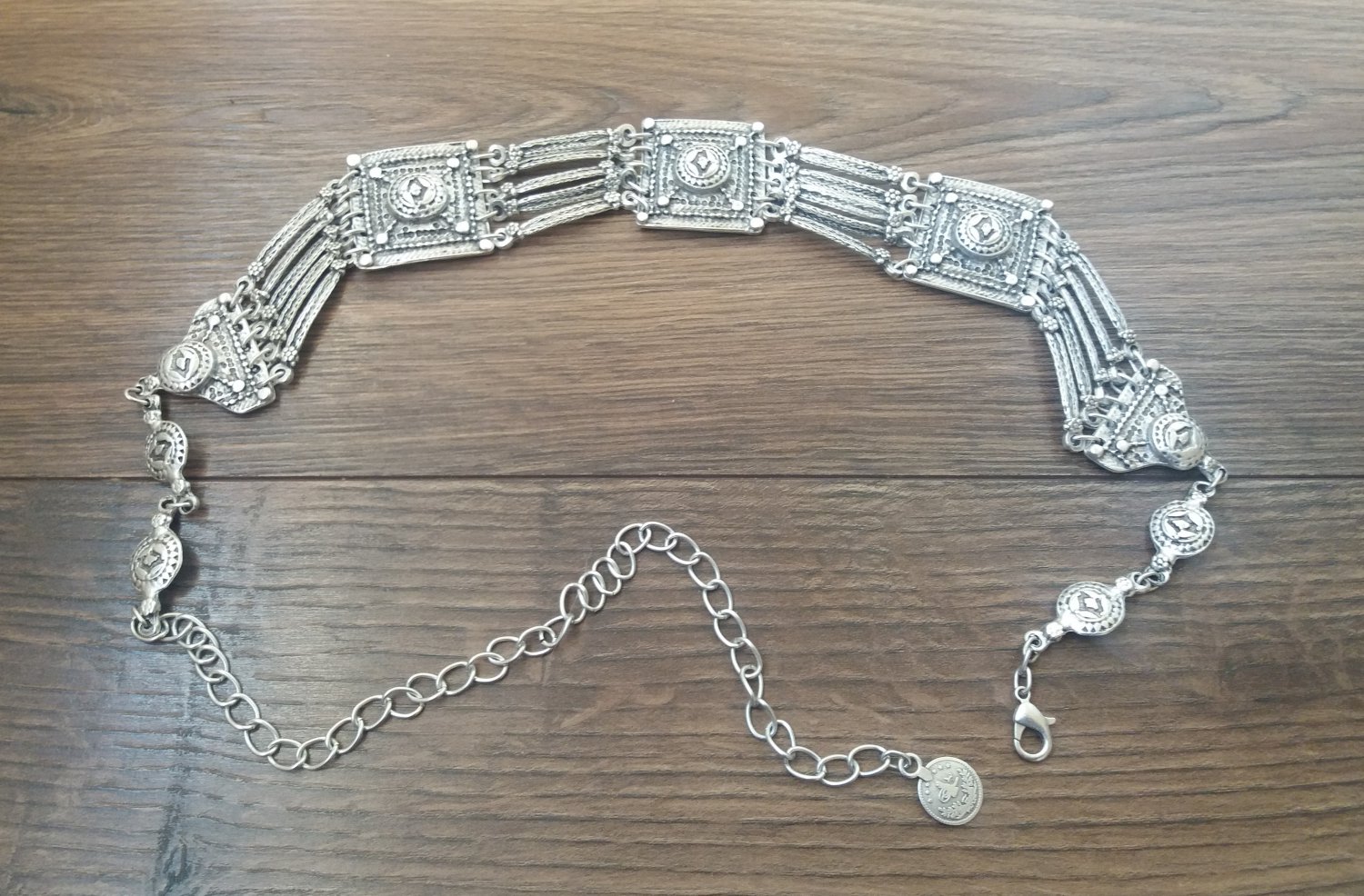 Armenian Armor Link Belt, Ethnic Belt, Belly Dancer Belt