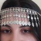 Pomegranate Forehead Silver Plated Drop, Armenian Headpieces Drop