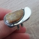 Handmade Armenian Agate Ring in Sterling Silver, Agate Stone Ring, Sterling Silver Ring