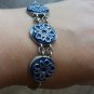 Armenian Sterling Silver Enamel Ethnic Bracelet