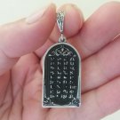 Armenian Alphabet Pendant Necklace, Silver Alphabet Necklace