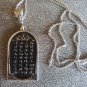 Armenian Alphabet Pendant Necklace, Silver Alphabet Necklace