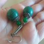 Calcite Natural Stone and Sterling Silver drop dangle earrings