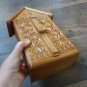 Armenian Home Wooden Key Box with Eternity Symbols, Eternity Key Box