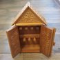 Armenian Home Wooden Key Box with Eternity Symbols, Eternity Key Box